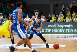 Basketball easyCredit BBL, medi bayreuth - Frankfurt Skyliners